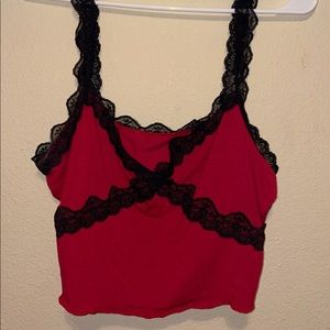 Lace crop top